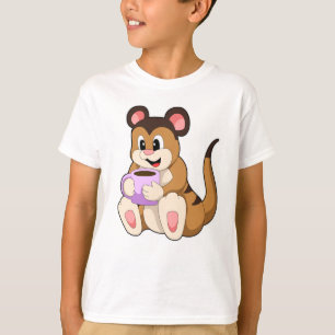 Meerkat with Cup of Coffee T-Shirt