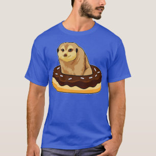 Meerkat with Doughnut 2 T-Shirt