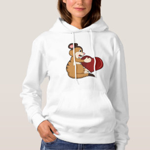 Meerkat with Heart Hoodie