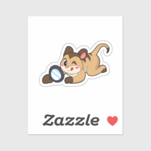 Meerkat with Magnifying glass