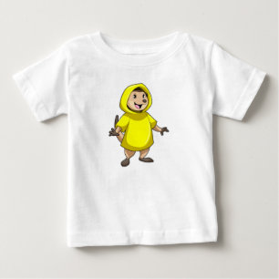 Meerkat with Raincoat Baby T-Shirt