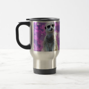 Meerkat With Sparkle, Travel Mug