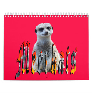 Meerkat With Style USA Holidays 2018, Calendar