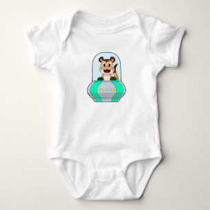 Meerkat with Submarine Baby Bodysuit