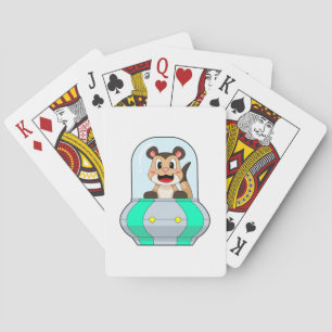 Meerkat with Submarine Playing Cards