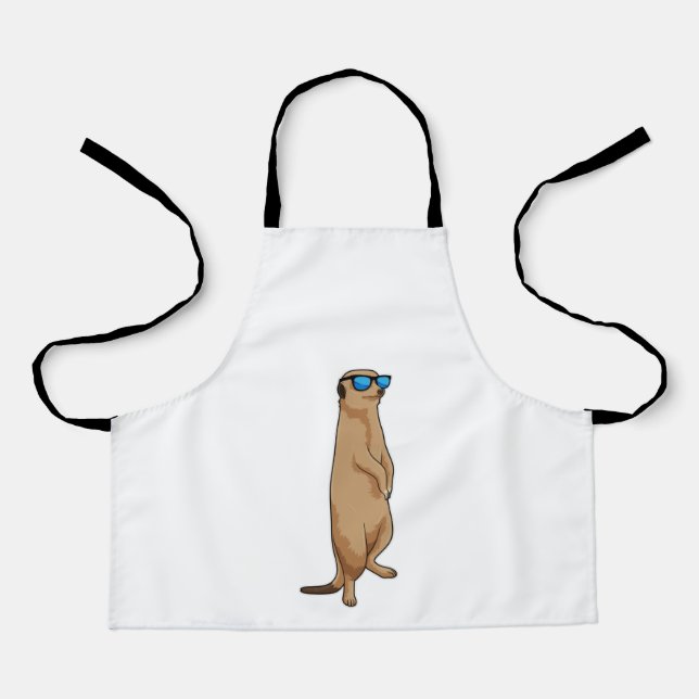 Meerkat with Sunglasses Apron (Front)