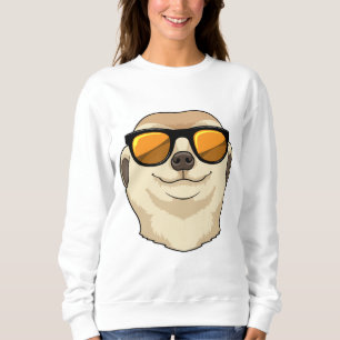 Meerkat with Sunglasses Sweatshirt