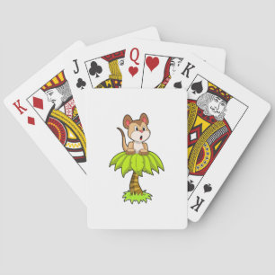 Meerkat with Tree Playing Cards
