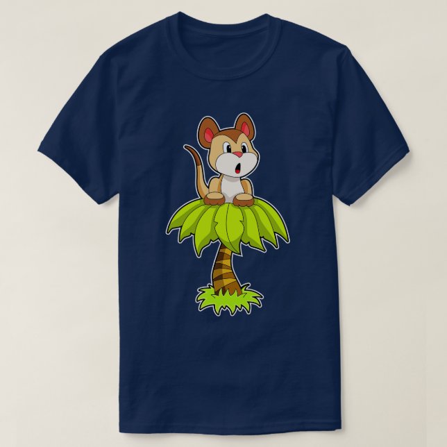 Meerkat with Tree T-Shirt (Design Front)