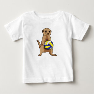 Meerkat with Volleyball Baby T-Shirt