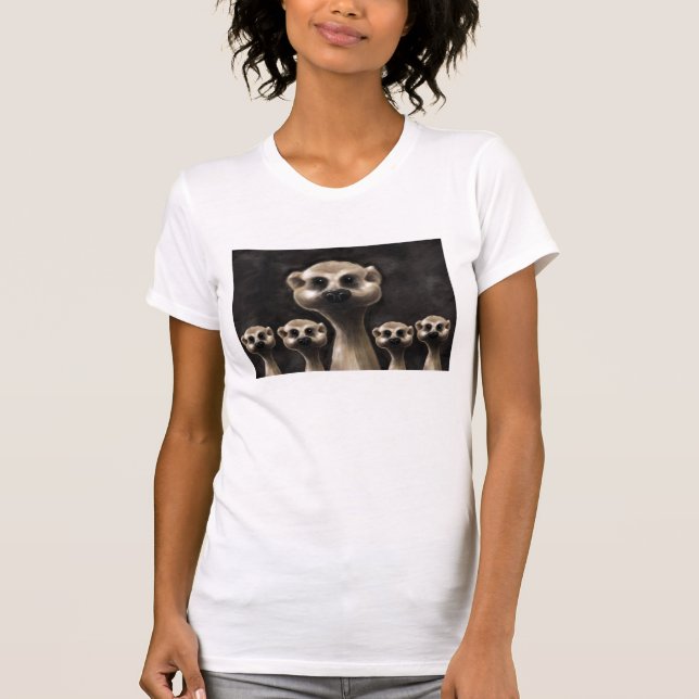 Meerkat woman's Tee Shirt (Front)
