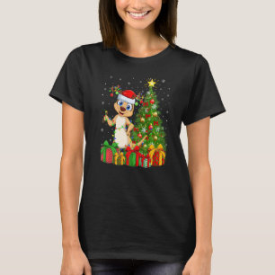 Meerkat Xmas Holiday Santa Meerkat Christmas Tree T-Shirt