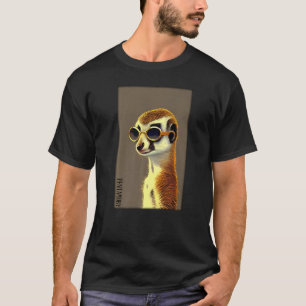 Meerkat Zoo Animals Nature Wild Animal Surikate Af T-Shirt