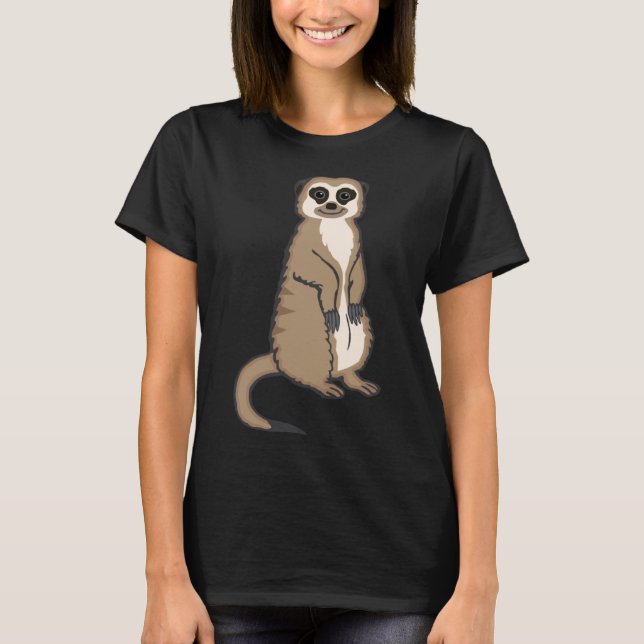 Meerkat Zoo Animals Surikate Animal T-Shirt (Front)