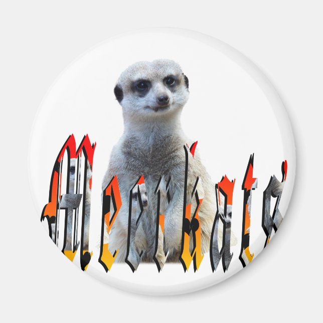 MeerkatcAnd Meerkats Picture Logo, Magnet (Front)