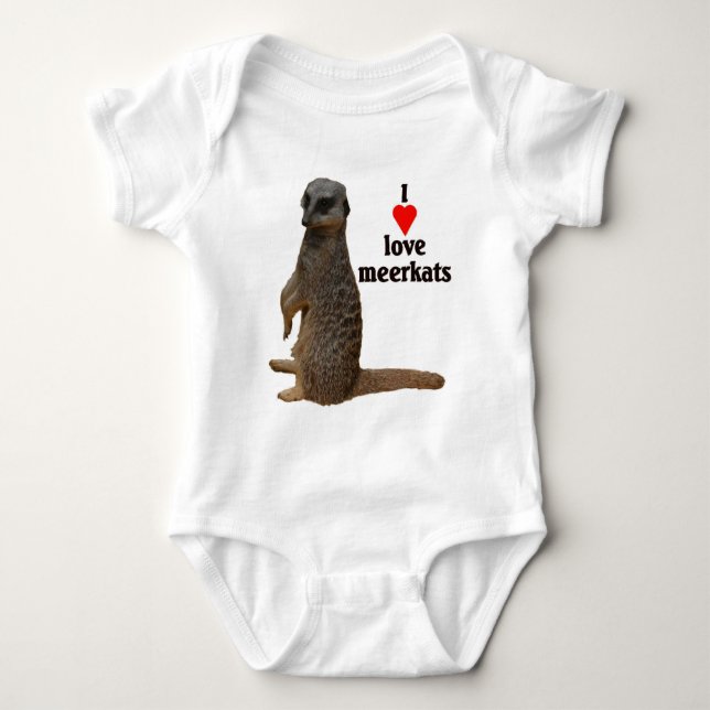 "Meerkats" Baby Bodysuit (Front)