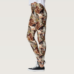 Meerkats In Triangles, Ladies Leggings