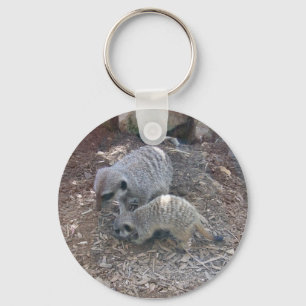 Meerkats Keychain