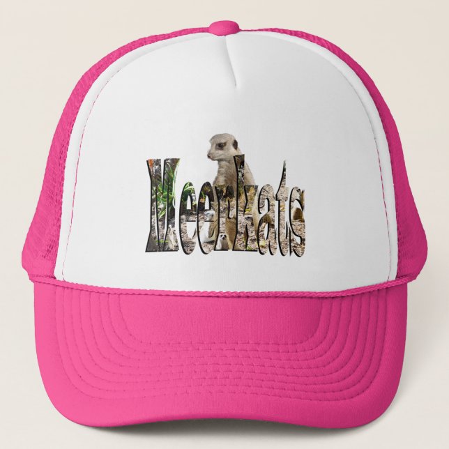 Meerkats Logo With Meerkats, Trucker Hat (Front)