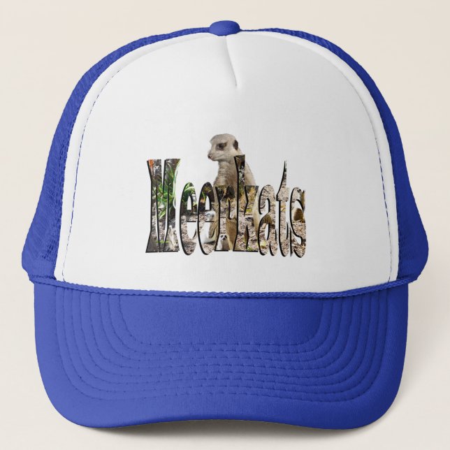 Meerkats Logo With Meerkats, Trucker Hat (Front)