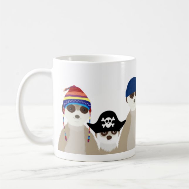 Meerkats Mug (Left)