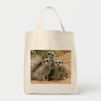 Meerkats on the lookout Organic tote Bag