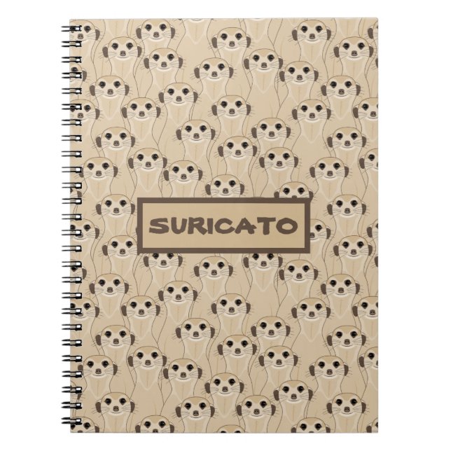 Meerkats - Suricata Notebook (Front)