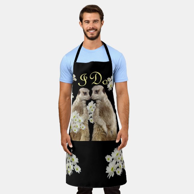 Meerkats Wedding Vows, Apron (Worn)