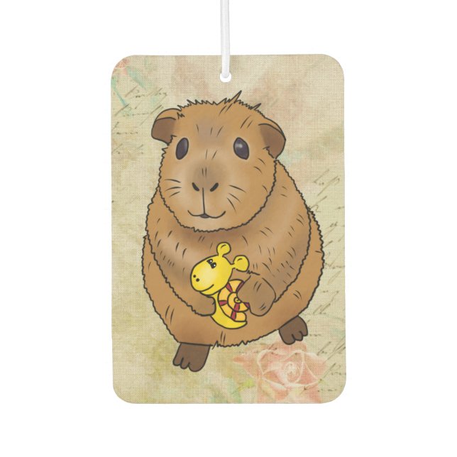 Meerscheinchen und Schnecke Car Air Freshener (Front)