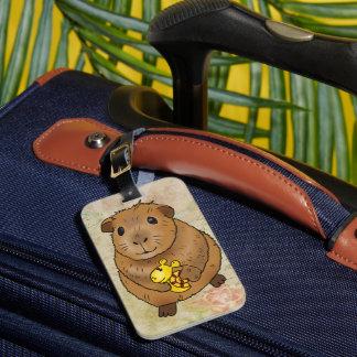 Meerscheinchen und Schnecke Luggage Tag
