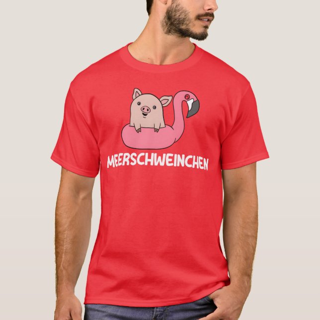 Meerschweinchen Pig German quote funny T-Shirt (Front)