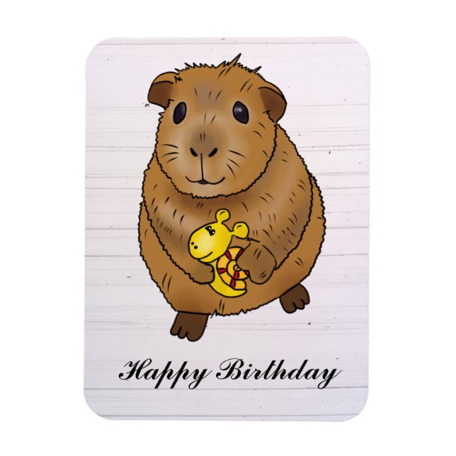 Meerschweinchen und Schnecke Magnet (Vertical)