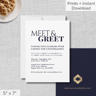 Meet & Greet Business Networking Event Invitation