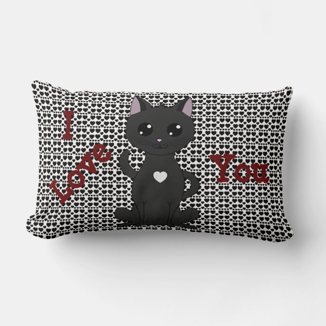 Meet Jolia the Cat Lumbar Cushion (Front)