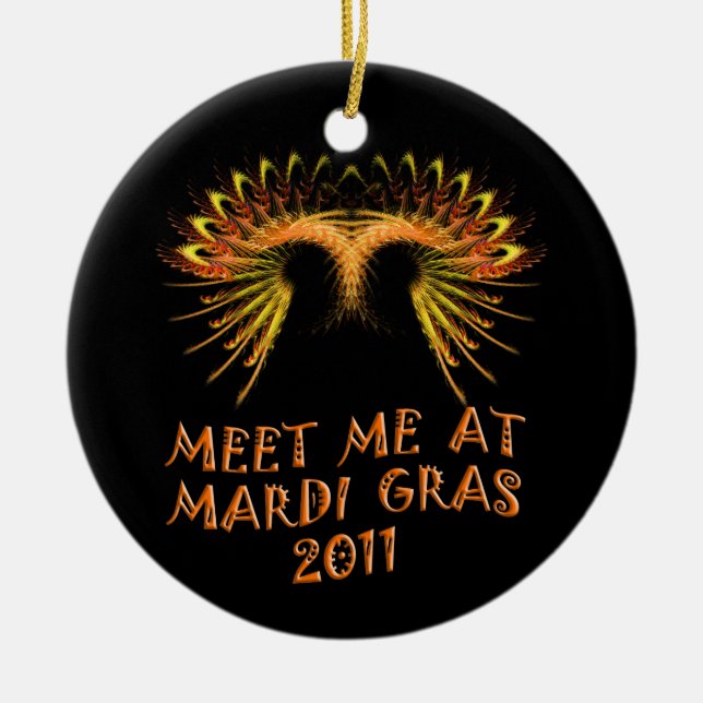 Meet Me At Mardi Gras 2011 Ornament (Front)