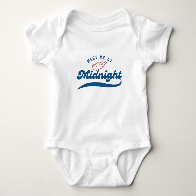 Meet me at midnight baby bodysuit (Front)