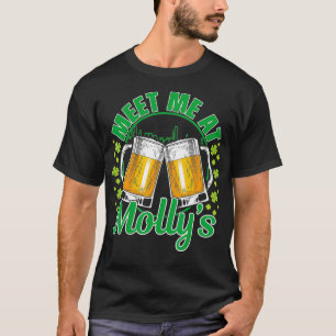 Meet Me At Mollys Chicago Irish Bar T-Shirt