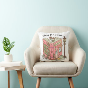 Meet Me At The Bookstore Cushion