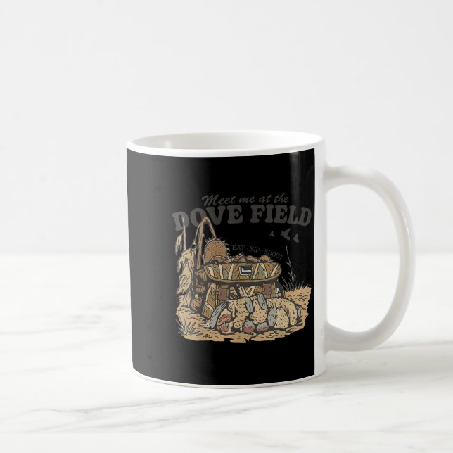 Meet Me At The Dove Field Dove Hunting Camo Bag Hu Coffee Mug (Right)