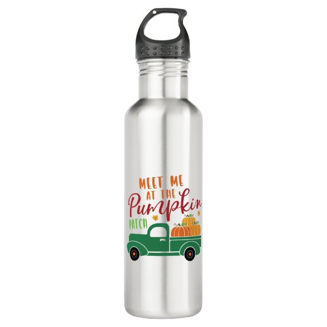 Meet Me At The Pumpkin Patch 710 Ml Water Bottle (Front)