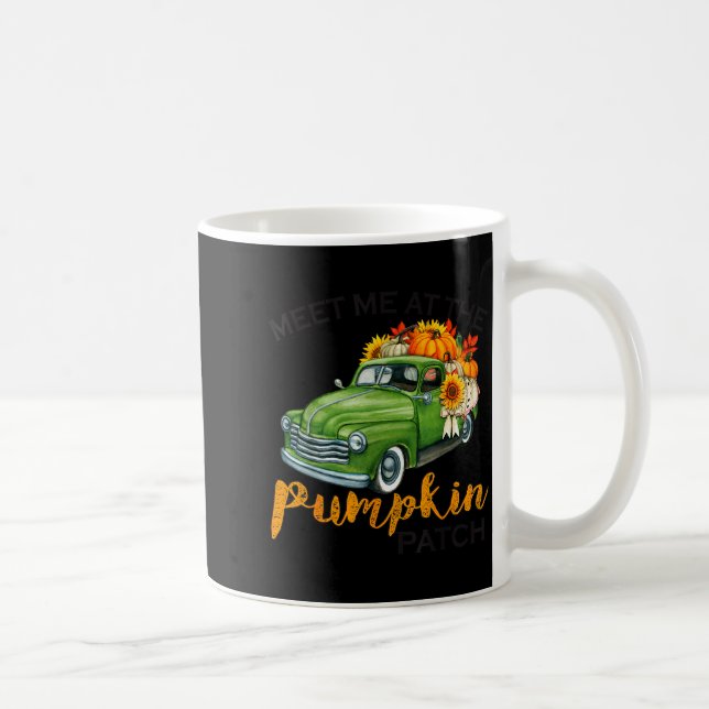 Meet Me At The Pumpkin Patch Ckup Fall Thanksgivin Coffee Mug (Right)