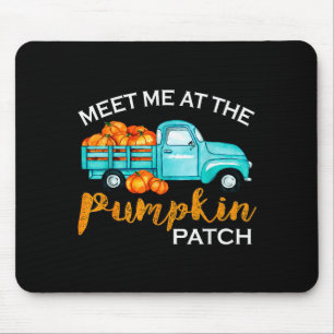 Meet Me At The Pumpkin Patch Ckup Fall Thanksgivin Mouse Mat