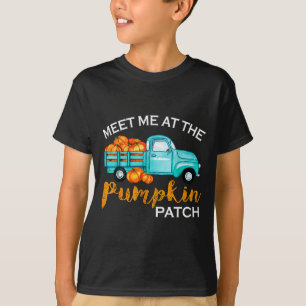 Meet Me At The Pumpkin Patch Ckup Fall Thanksgivin T-Shirt
