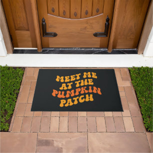 Meet Me At The Pumpkin Patch Doormat