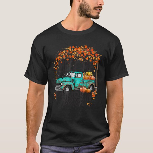 Meet Me at The Pumpkin Patch Fall Autumn Thanksgiv T-Shirt (Front)