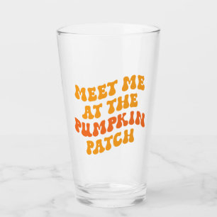 Meet Me At The Pumpkin Patch Glass
