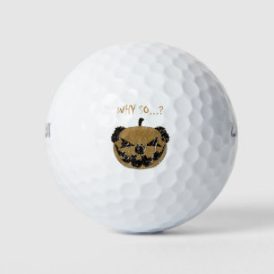 Meet Me At The Pumpkin Patch Halloween Vintage Tru Golf Balls
