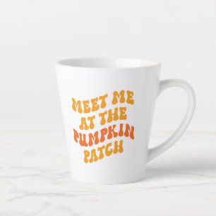 Meet Me At The Pumpkin Patch Latte Mug