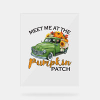 Meet Me At The Pumpkin Patch Pickup Fall Thanksgiv