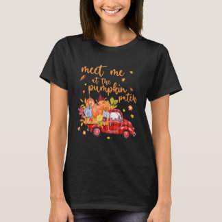Meet Me At The Pumpkin Patch  Pumpkin Pickup Truck T-Shirt